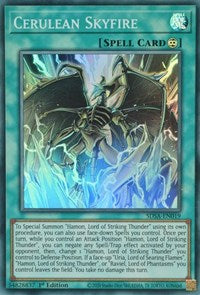 Cerulean Skyfire [SDSA-EN019] Super Rare | Amazing Games TCG