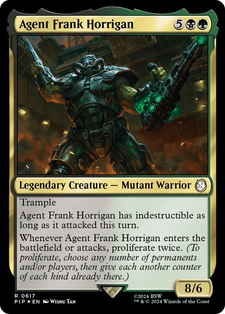 Agent Frank Horrigan (Surge Foil) [Fallout] | Amazing Games TCG