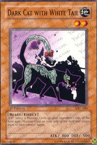 Dark Cat with White Tail [Magician's Force] [MFC-083] | Amazing Games TCG