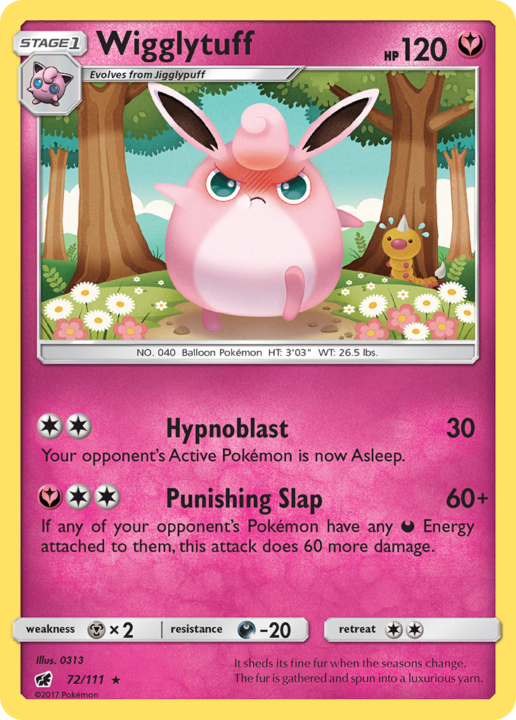 Wigglytuff (72/111) [Sun & Moon: Crimson Invasion] | Amazing Games TCG