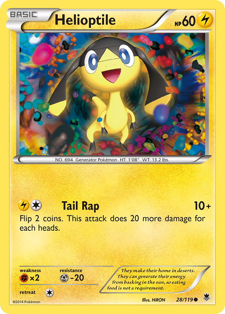 Helioptile (28/119) [XY: Phantom Forces] | Amazing Games TCG