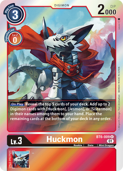 Huckmon [BT6-009] [Double Diamond] | Amazing Games TCG