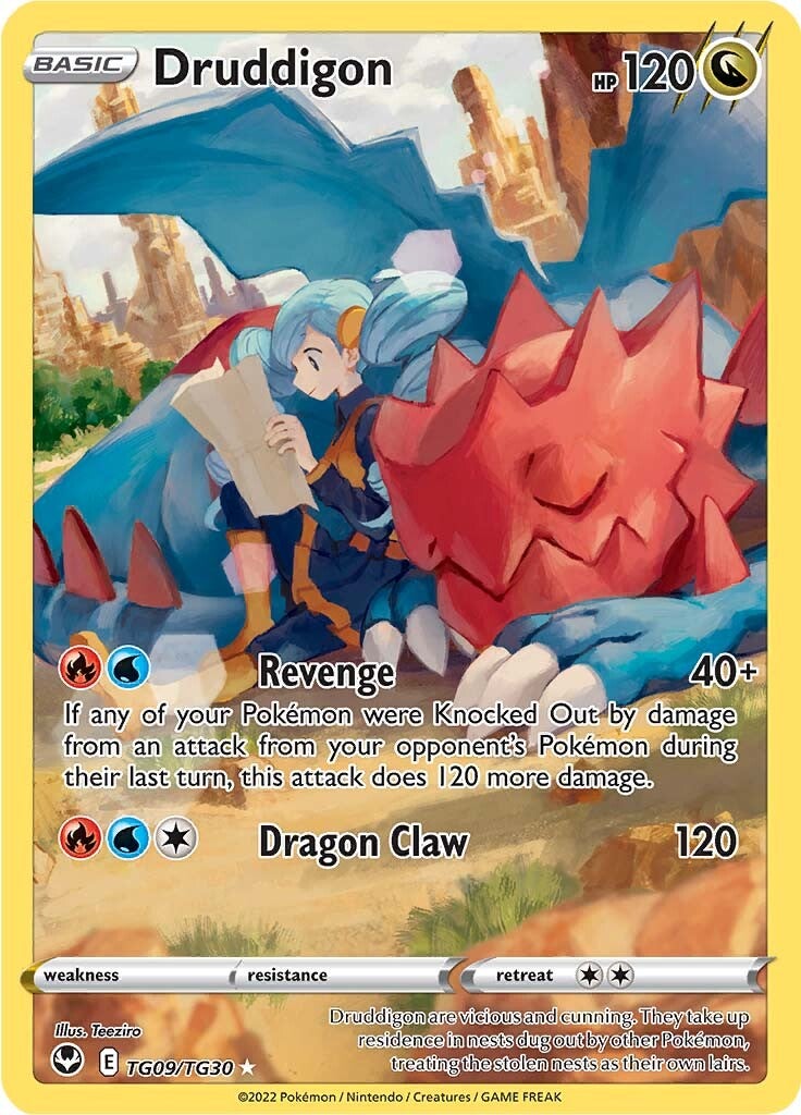 Druddigon (TG09/TG30) [Sword & Shield: Silver Tempest] | Amazing Games TCG