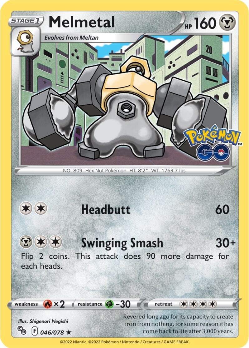 Melmetal (046/078) [Pokémon GO] | Amazing Games TCG