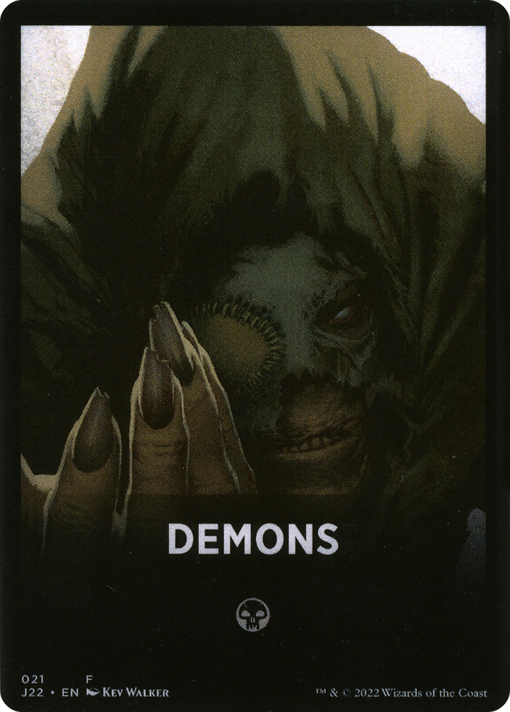 Demons Theme Card [Jumpstart 2022 Front Cards] | Amazing Games TCG