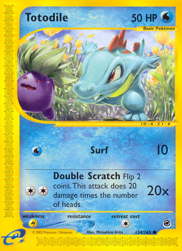 Totodile (134/165) [Expedition: Base Set] | Amazing Games TCG