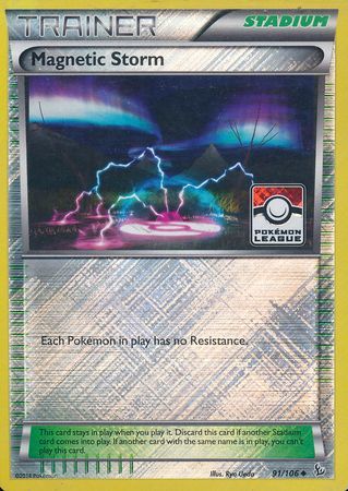 Magnetic Storm (91/106) (League Promo) [XY: Flashfire] | Amazing Games TCG