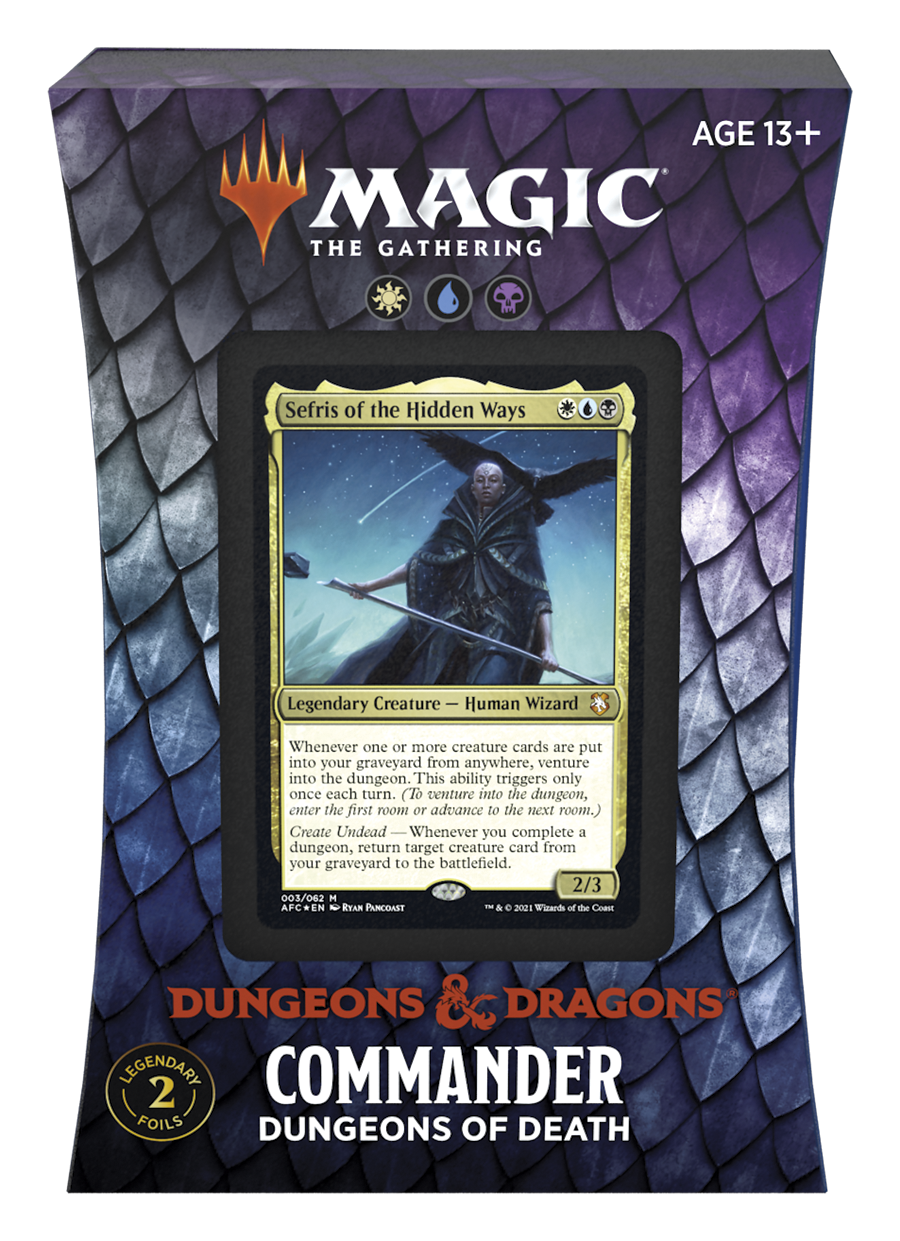 Dungeons & Dragons: Adventures in the Forgotten Realms - Commander Deck (Dungeons of Death) | Amazing Games TCG
