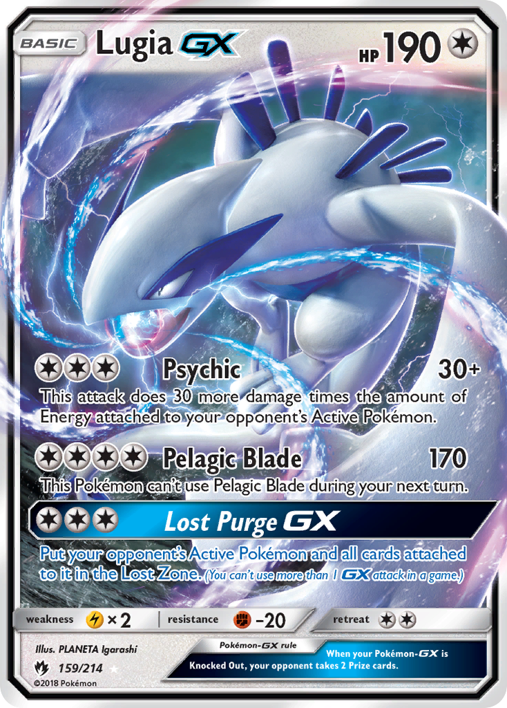 Lugia GX (159/214) [Sun & Moon: Lost Thunder] | Amazing Games TCG