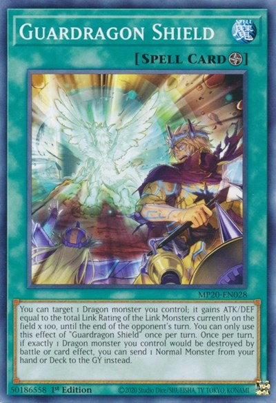 Guardragon Shield [MP20-EN028] Common | Amazing Games TCG