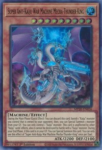 Super Anti-Kaiju War Machine Mecha-Thunder-King [MP20-EN036] Ultra Rare | Amazing Games TCG