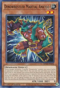 Dinowrestler Martial Ankylo [MP20-EN104] Common | Amazing Games TCG