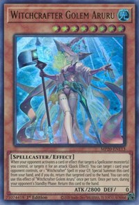 Witchcrafter Golem Aruru [MP20-EN113] Ultra Rare | Amazing Games TCG