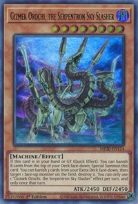 Gizmek Orochi, the Serpentron Sky Slasher [MP20-EN114] Ultra Rare | Amazing Games TCG