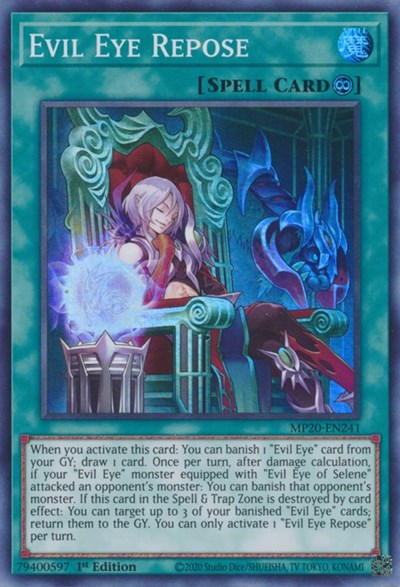 Evil Eye Repose [MP20-EN241] Super Rare | Amazing Games TCG