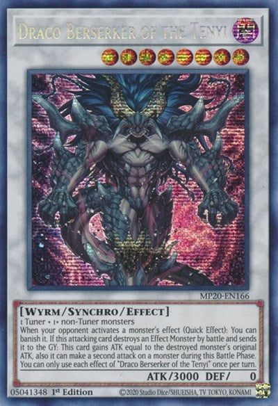 Draco Berserker of the Tenyi [MP20-EN166] Prismatic Secret Rare | Amazing Games TCG