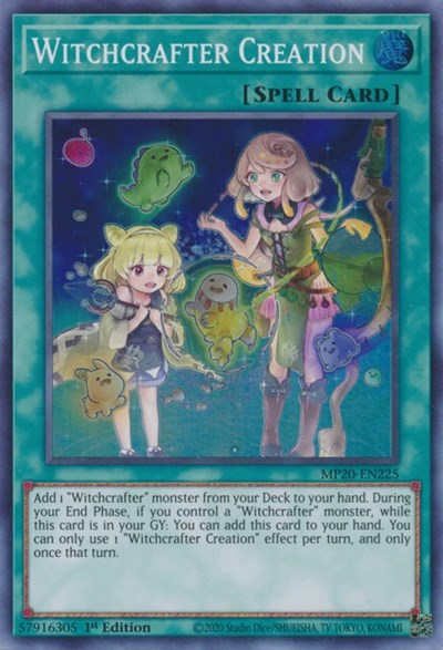 Witchcrafter Creation [MP20-EN225] Super Rare | Amazing Games TCG