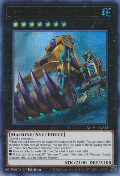 Infinitrack Mountain Smasher [MP20-EN213] Ultra Rare | Amazing Games TCG