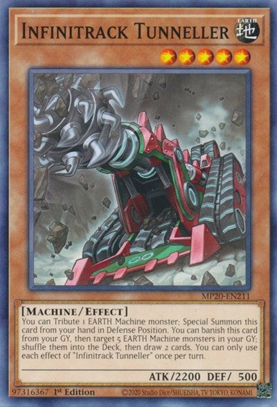 Infinitrack Tunneller [MP20-EN211] Common | Amazing Games TCG