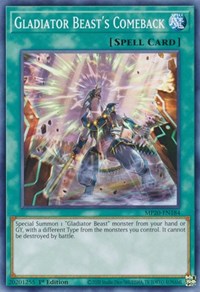 Gladiator Beast's Comeback [MP20-EN184] Common | Amazing Games TCG