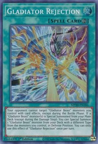 Gladiator Rejection [MP20-EN186] Super Rare | Amazing Games TCG