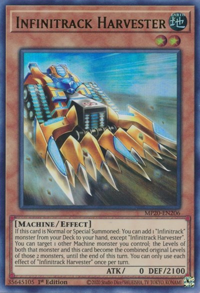 Infinitrack Harvester [MP20-EN206] Ultra Rare | Amazing Games TCG