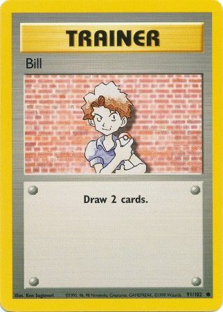 Bill (91/102) [Base Set Unlimited] | Amazing Games TCG