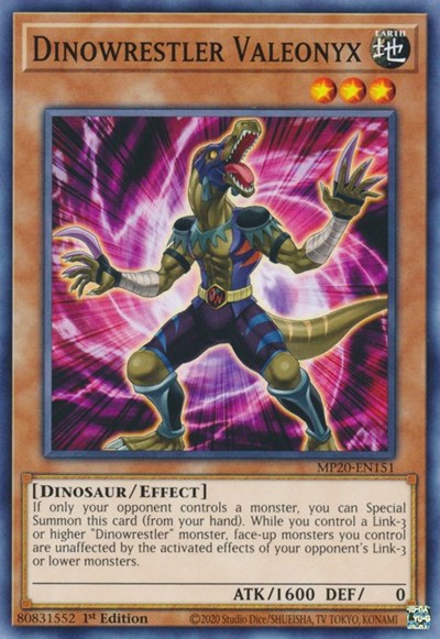 Dinowrestler Valeonyx [MP20-EN151] Common | Amazing Games TCG