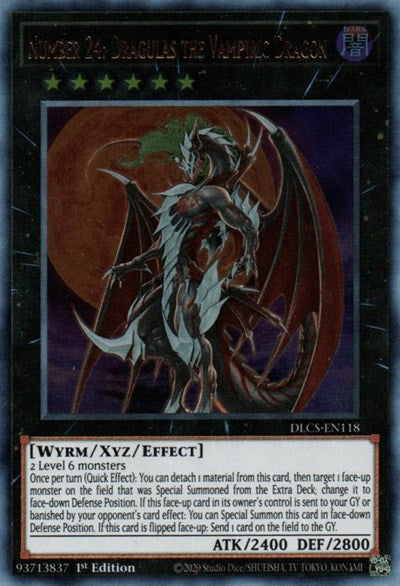 Number 24: Dragulas the Vampiric Dragon [DLCS-EN118] Ultra Rare | Amazing Games TCG