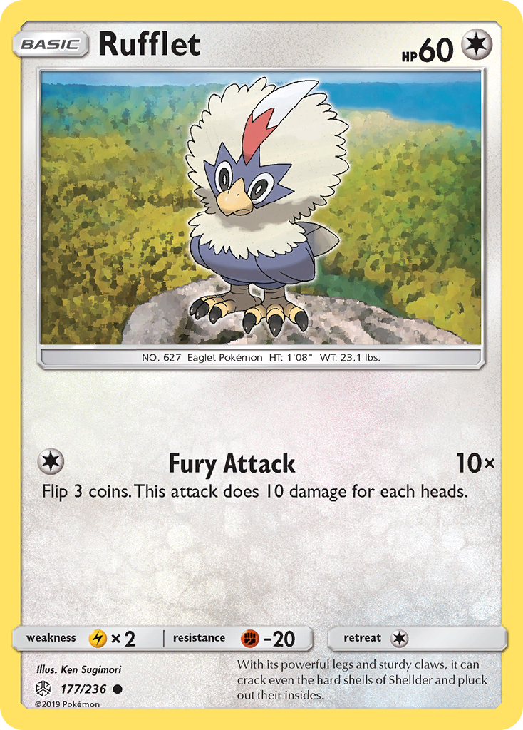 Rufflet (177/236) [Sun & Moon: Cosmic Eclipse] | Amazing Games TCG