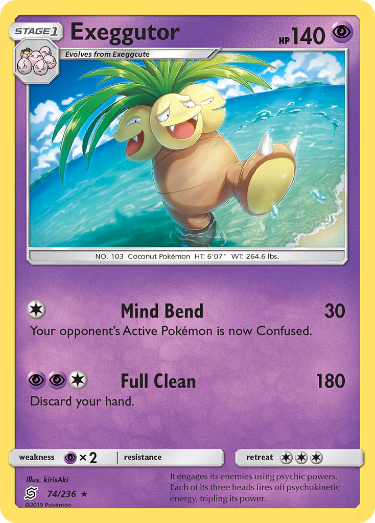 Exeggutor (74/236) [Sun & Moon: Unified Minds] | Amazing Games TCG