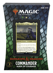 Dungeons & Dragons: Adventures in the Forgotten Realms - Commander Deck (Aura of Courage) | Amazing Games TCG