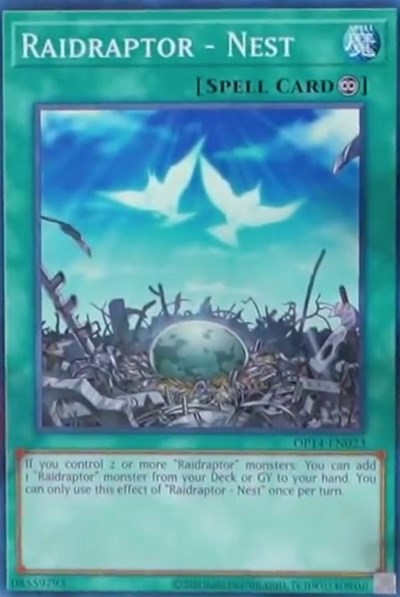 Raidraptor - Nest [OP14-EN023] Common | Amazing Games TCG