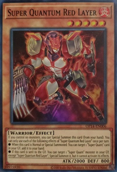 Super Quantum Red Layer [OP14-EN006] Super Rare | Amazing Games TCG