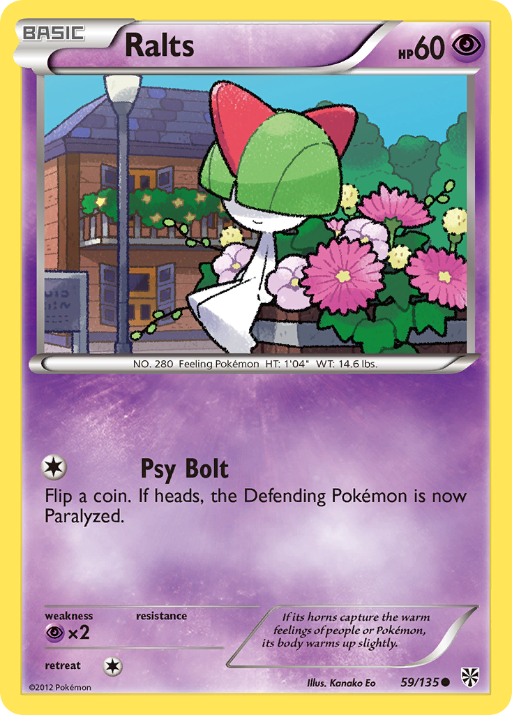 Ralts (59/135) [Black & White: Plasma Storm] | Amazing Games TCG