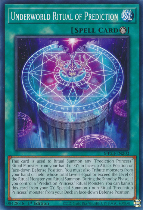 Underworld Ritual of Prediction [MP23-EN203] Common | Amazing Games TCG