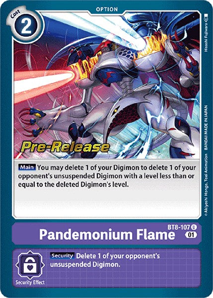 Pandemonium Flame [BT8-107] [New Awakening Pre-Release Cards] | Amazing Games TCG
