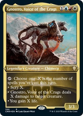 Gnostro, Voice of the Crags (Foil Etched) [Commander Legends] | Amazing Games TCG