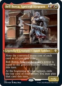 Bell Borca, Spectral Sergeant (Foil Etched) [Commander Legends] | Amazing Games TCG