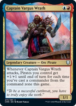 Captain Vargus Wrath [Commander Legends] | Amazing Games TCG