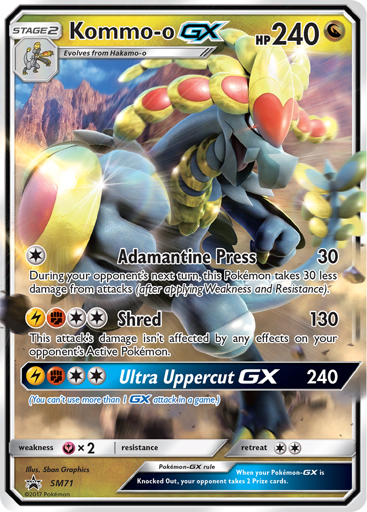 Kommo-o GX (SM71) [Sun & Moon: Black Star Promos] | Amazing Games TCG