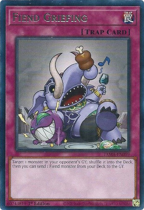 Fiend Griefing [TAMA-EN059] Rare | Amazing Games TCG