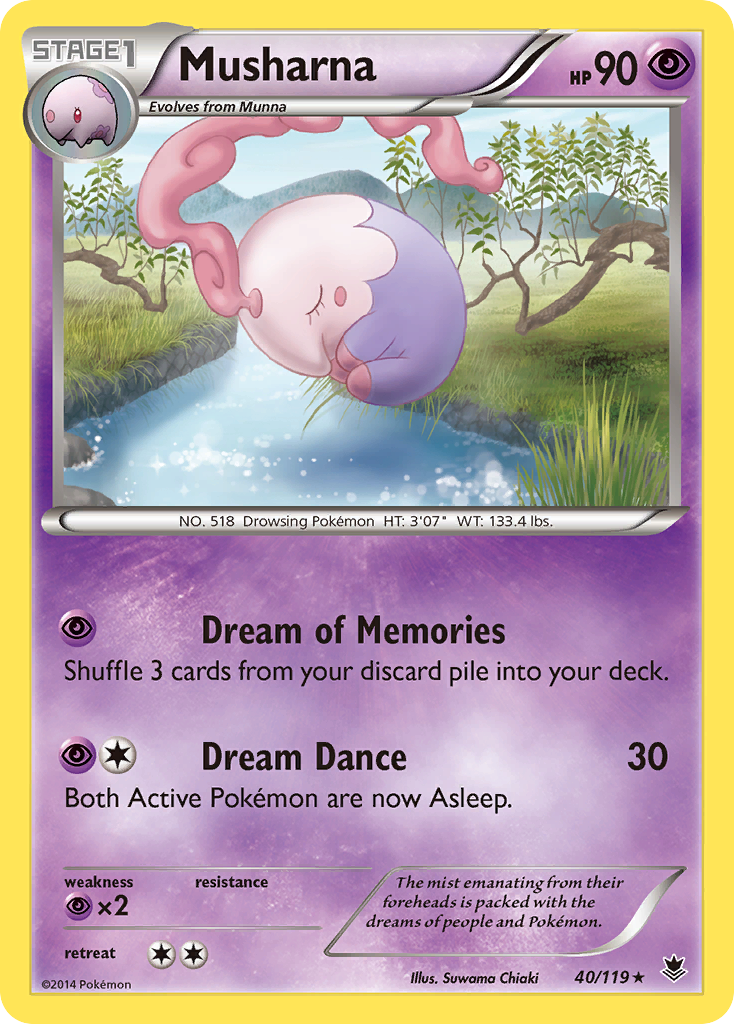 Musharna (40/119) [XY: Phantom Forces] | Amazing Games TCG