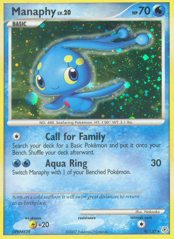 Manaphy (9/130) [Diamond & Pearl: Base Set] | Amazing Games TCG