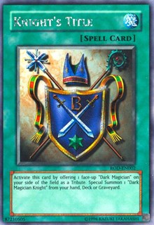 Knight's Title (Reshef of Destruction) [Yu-Gi-Oh! Video Game Promotional Cards] [ROD-EN002] | Amazing Games TCG