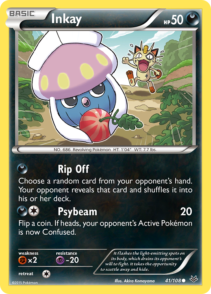 Inkay (41/108) [XY: Roaring Skies] | Amazing Games TCG