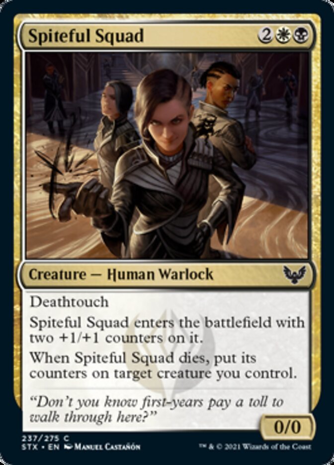 Spiteful Squad [Strixhaven: School of Mages] | Amazing Games TCG