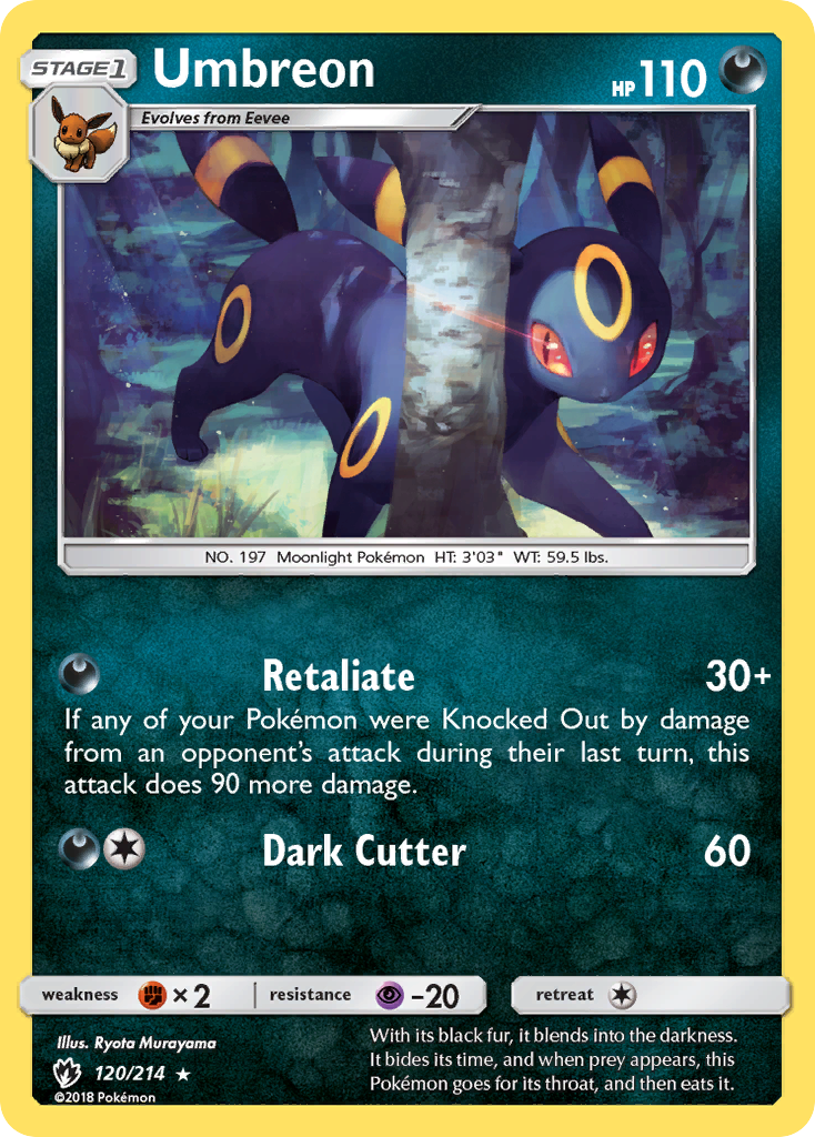 Umbreon (120/214) [Sun & Moon: Lost Thunder] | Amazing Games TCG