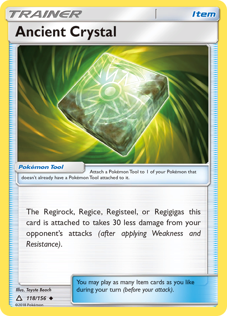 Ancient Crystal (118/156) [Sun & Moon: Ultra Prism] | Amazing Games TCG