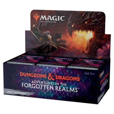 Magic The Gathering Advenutres in the Forgotten Realms Draft Booster Box | Amazing Games TCG